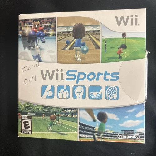 New ListingWii Sports Nintendo Video Game Disc Manual and Cardboard Sleeve CIB