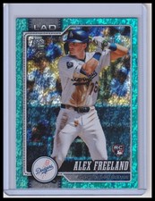 2026 Topps #74 Alex Freeland Aqua Holo Foil