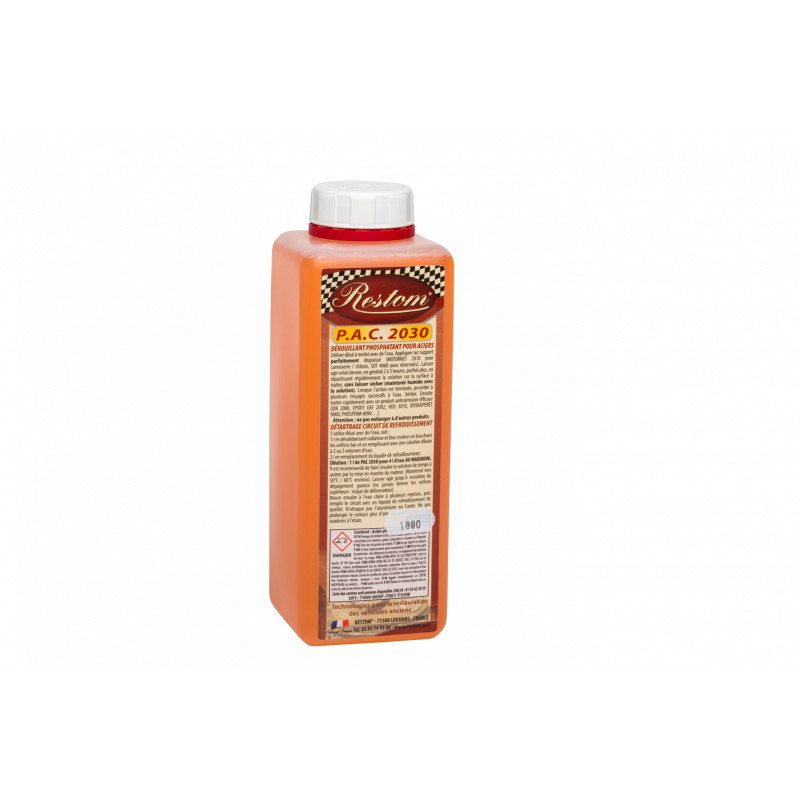 Restom PAC 2030 nettoyant rouille 1L pour la restauration de votre voiture de collection