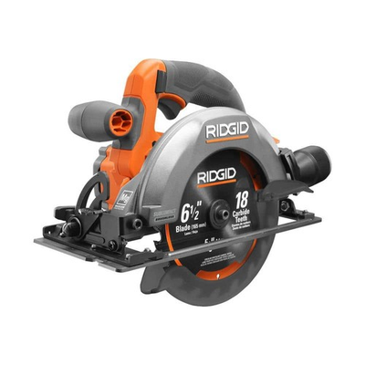 #ad RIDGID 18V SubCompact Brushless Cordless 6 1 2 in. Circular Saw Tool Only $67.95