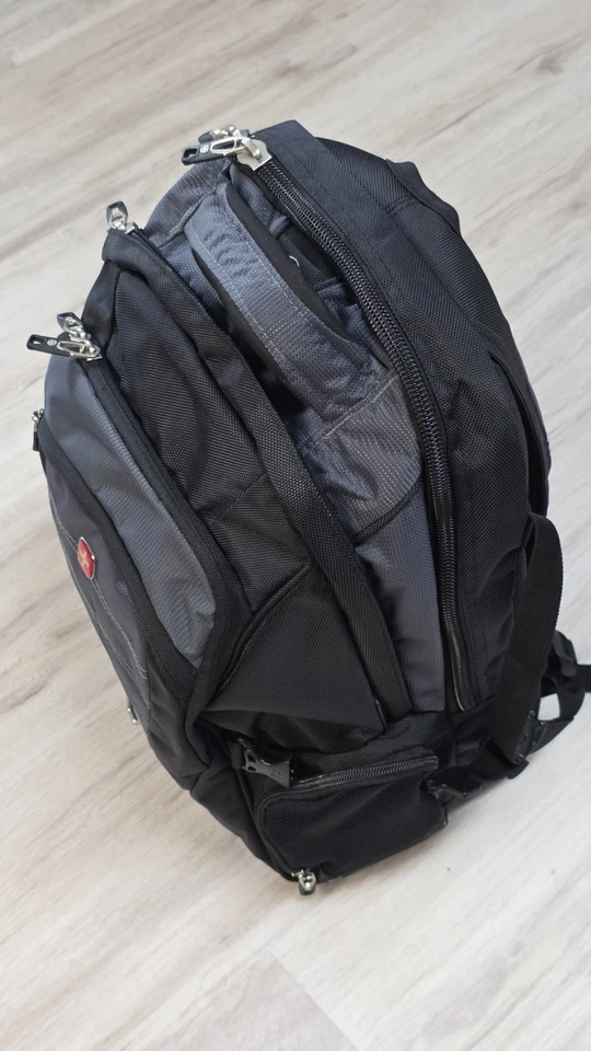 Wenger, Business, Herren, Notebook, Laptop, Rucksack, schwarz/grau, Neuwertig! - Bild 3 von 4