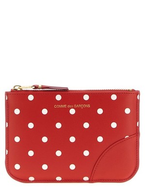 Comme Des Garons Multicolor Calfskin Cardholder 100% Authentic - CO108439BM