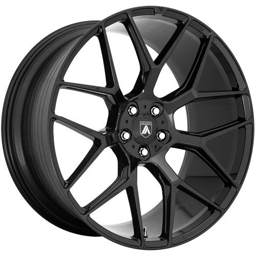 (Set-4) Asanti ABL-27 Dynasty 22x9 5x108 +40mm Gloss Black Wheels Rims 22" Inch - Image 3 of 4