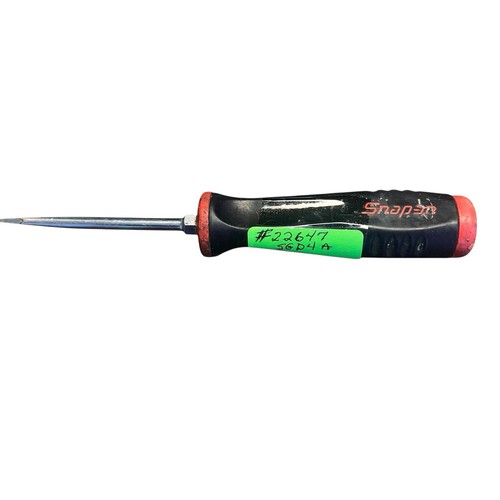 Snap-on SGD4A Soft Grip Slotted Flat Tip Screwdriver Red Visable Wear - Bild 6 von 6
