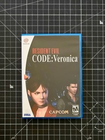 Dreamcast Resident Evil Code Veronica Custom Case NO Game or Manual