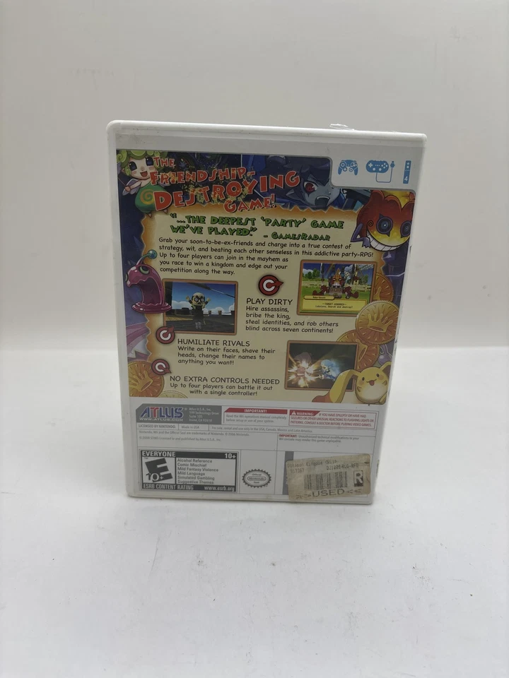 Dokapon Kingdom (Nintendo Wii, 2008) Complete W/ Manual - Image 2 of 3