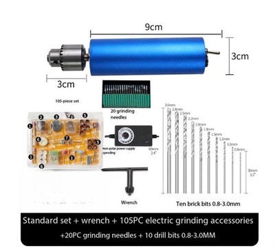 Mini Multi-Function Electric Grinder for Home Use JadeCutting and Aluminum Alloy