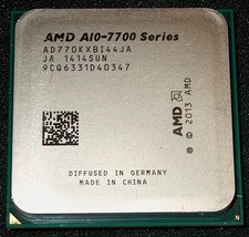 AMD 3.4 GHZ MODEL A10-7700K QUAD CORE PROCESSOR, AD770KXBI44JA, FM2+, US SELLER