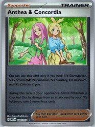Anthea & Concordia Reverse Holo 182/217 Mega Evolution: Ascended Heroes
