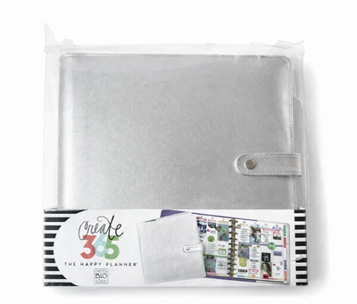 Create 365 - Happy Planner - Big Deluxe Planner Cover - Silver