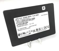Micron SSD 5300 MAX MTFDDAK1T9TDT 1.92TB SATA 6Gb/s 2.5" Solid State Drive *READ