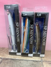 Lot x3- Daiwa Salt Pro SP Minnow Striper FLOATING Lures-Jerkbait-Parrot-Eel