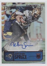 2016 Panini Prestige Rookie Signatures Xtra Points Red Nelson Spruce Auto 0c2