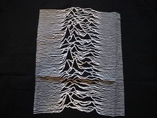 VINTAGE Joy Division # Bandshirt T-Shirt Unknown Pleasures # M RARE Rückenprint