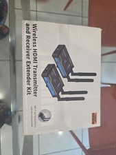 Wireless HDMI Transmitter and Receiver 1640Ft/500m, 4K Decode 1080P@60Hz Plug