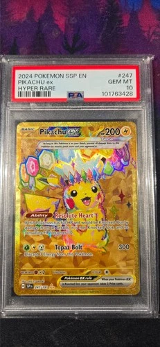 Surging Sparks Pikachu EX 247/191 PSA 10