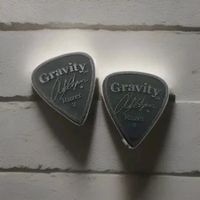 2 Gravity Razer Rob Chapman Guitar Picks, 2.0 mm Thick Acrylic