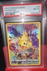 2023 PIKACHU FULL ART #160 CROWN ZENITH PSA 8 Holographic Pokemon Card Foil