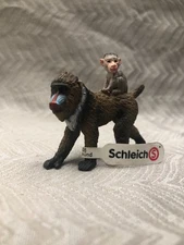Schleich 14716 Female Mandril with Baby Retired