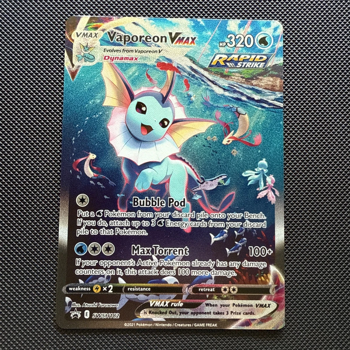 Vaporeon VMAX Pokémon TCG Cards for sale | eBay