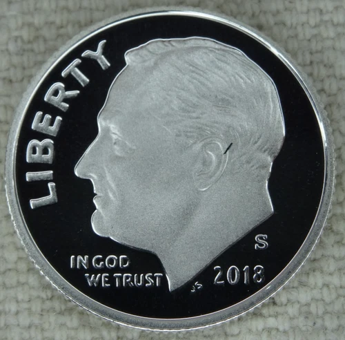 2018-S Silver Roosevelt Dime Proof 90% Silver US Mint 10C Coin Free Shipping