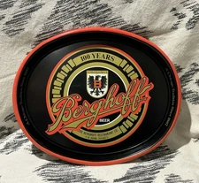 Vintage Berghoff Beer Tray 100 Years Chicago Restaurant Co Serving Barware