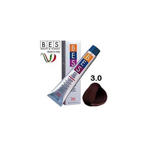 Bes Hi Fi Color Tintura per Capelli Colorazione 3.0 Castano Scuro 100 ML