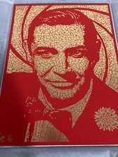 007 Todd Slater Limited Variant Edition 25 Signed James Bond Sean Connery Poster