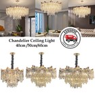 Modern K9 Crystal Chandelier LED Ceiling Light Pendant Lamp Lighting Living Room