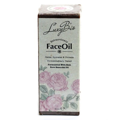 Luxy Bio Rose Face Oil 30 ml Rich Rose Essential Oil from Isparta Turkey