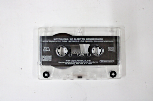 Motorhead No Sleep Til Hammersmith Cassette Tape 1988 Heavy Metal 80s Rock USA - Picture 3 of 4