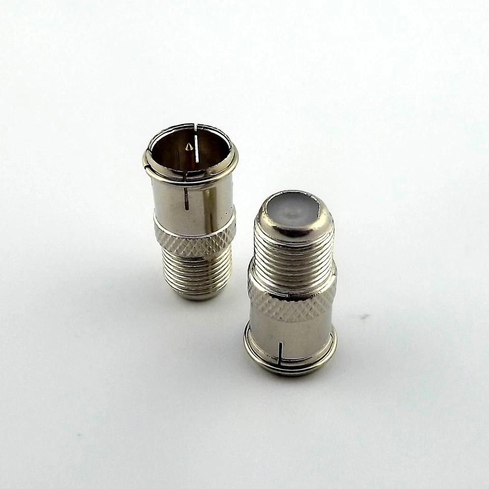 10pcs F Quick Male to F Female In Series Straight RF Coax TV Connector Adapter - Image 4 of 4