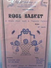 QUILT MARKINGS, ETC. - Quilt Pattern - ROSE BASKET 45" Square
