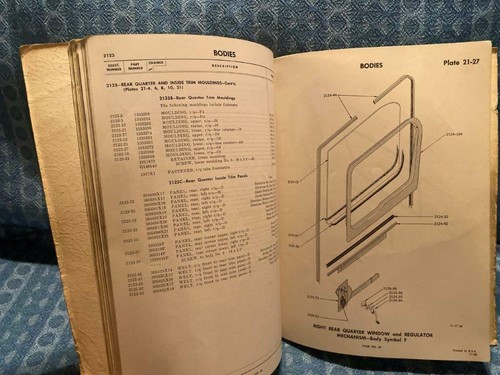 1959 Studebaker Original Body Parts Catalog Lark VI, Lark VIII, Silver Hawk - 第 5/7 張圖片