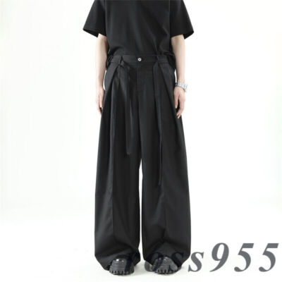 Yohji Yamamoto Trousers Men's Summer Khaki Loose Wide-leg Casual