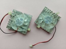 10 pcs Brushless DC Cooling Fan 4010S 12V 9 Blade 45x45x10mm 2pin White Heatsink