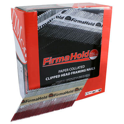 Firmahold First Fix Framing Ring Shank Galvanised Nails 75mm Pack of ...