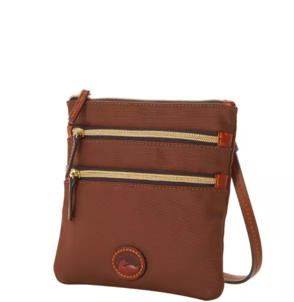 Dooney and bourke nylon north south triple zip outlet