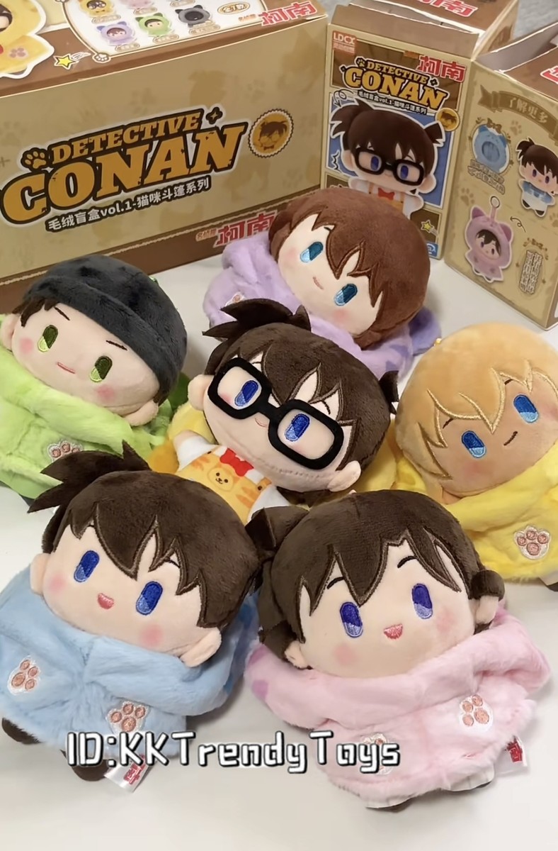 LDCX Detective Conan Cat Cloak Confirmed Blind Box Figure PLUSH