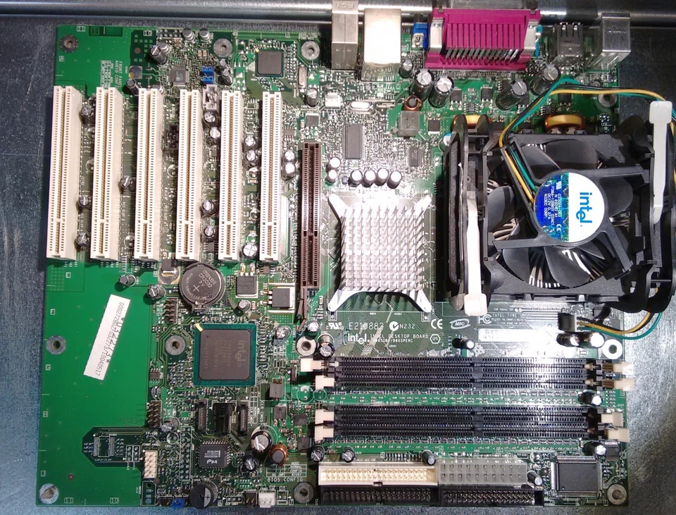 GE VIVID 7 logiq 9 BEP D865GBF/D865PERC [C25843] +CPU 3GHz+ 1GB Motherboard  - Imagen 4 de 4