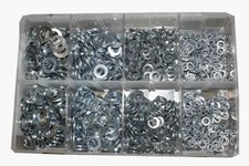 650 x ASSORTED STAINLESS STEEL SPLIT SPRING WASHERS  5 6 8 10MM DIN7980  AT37
