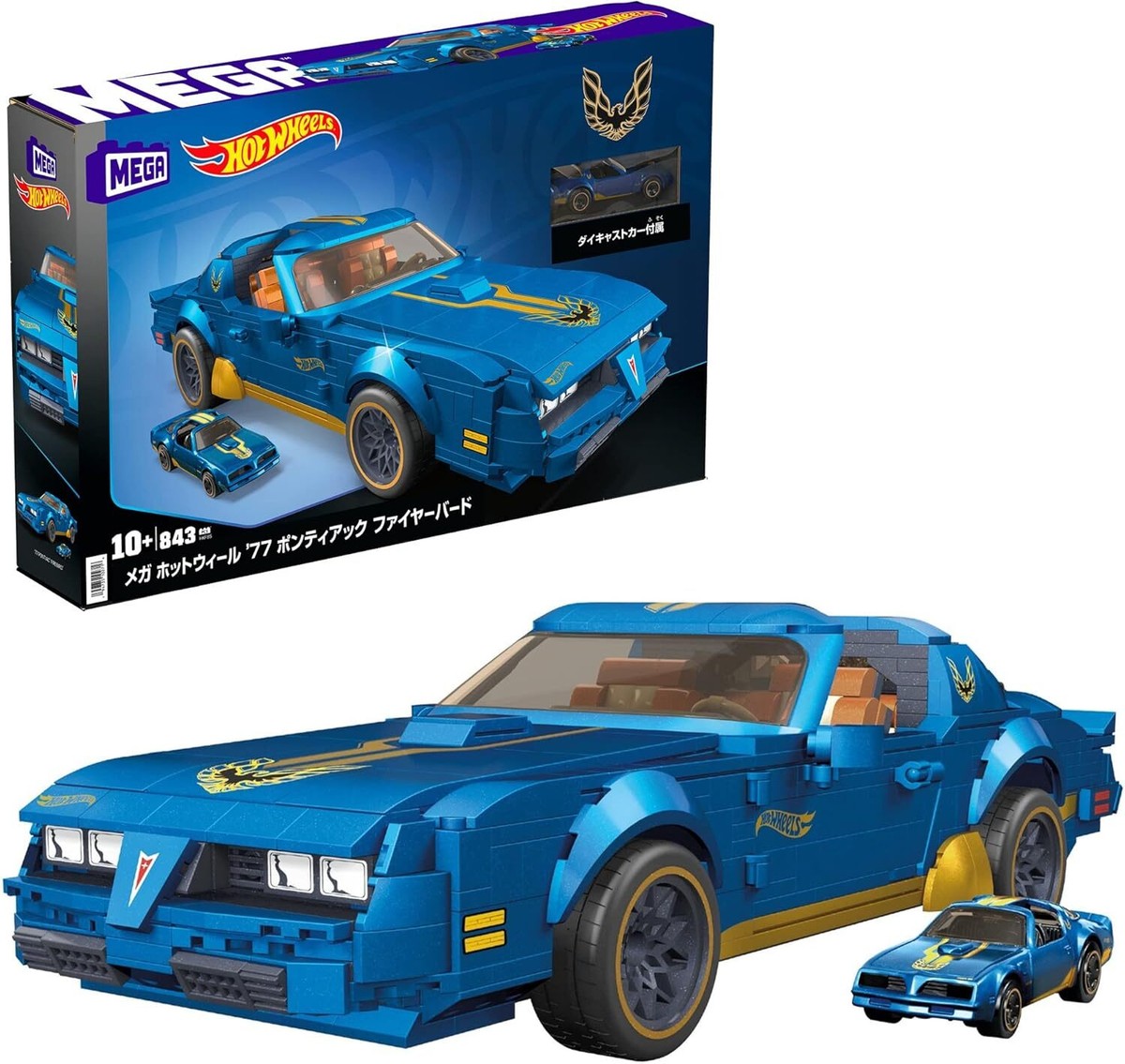 MEGA Hot Wheels '77 Pontiac Firebird [Block Set] [Number of