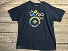 LRG Shirt Men's Extra Large Black Tee Tie Dye Logo Graphic Short Sleeve