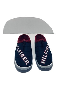 TOMMY HILFIGER TELLER MENS BLUE QUILTED SLIP ON SNEAKERS  display picture 2
