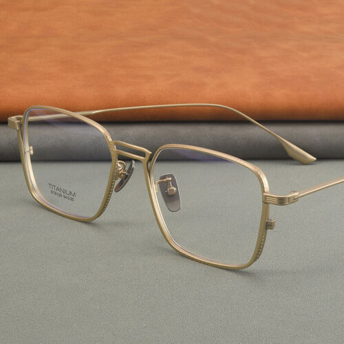 Vintage Japanese Men's Eyeglasses Frame Pure Titanium Handmade Spectacles - 第 1/19 張圖片