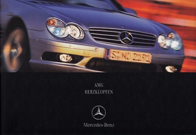 MERCEDES AMG 32 55 SL R230 CLK C208 R170 W203 Prospekt Brochure Buch 2001 AN