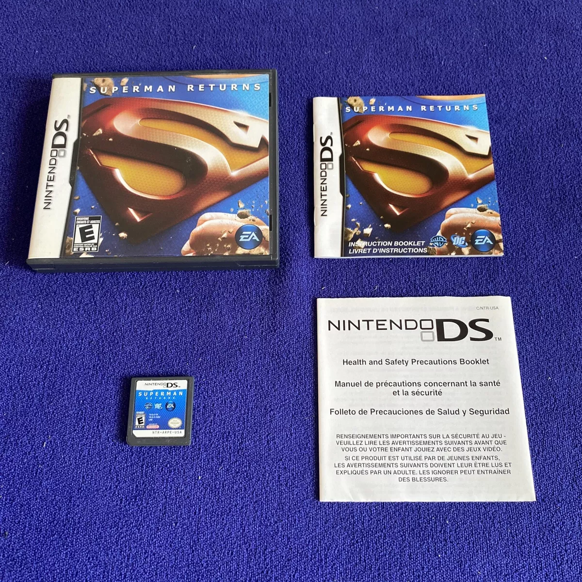 Superman Returns Nintendo DS 2006 NDS CIB Complete Tested
