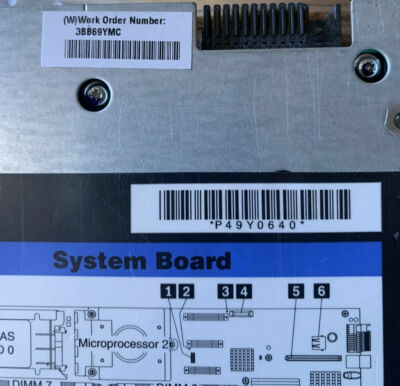 IBM BladeCenter HS22 1 x E5540 2.53GHz 7870-CTO no memory=