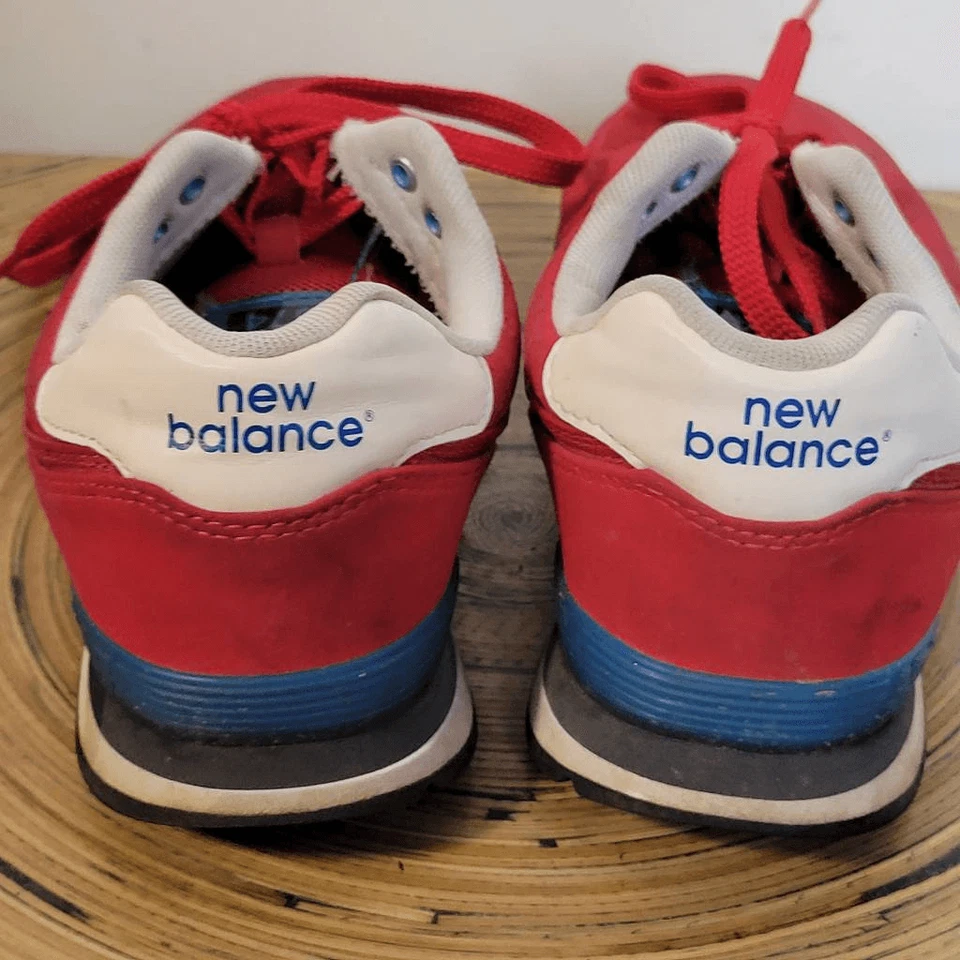 New Balance 574 Classics Paint Chip Red Blue Black Boys Youth Sneakers 6.5/39 Foto 2 de 4