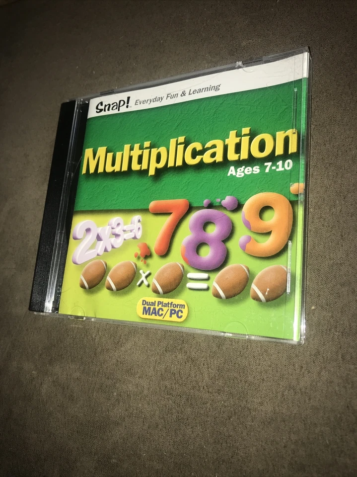 Snap! Multiplication WIN/MAC CD-ROM Software Audio CD 2002 Used 1x - Image 2 of 3